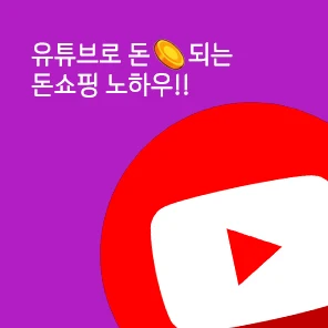 유튜브로 돈되는 돈쇼핑 노하우