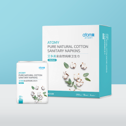 Atomy Pure Natural Cotton Sanitary Napkins_Medium 250mm